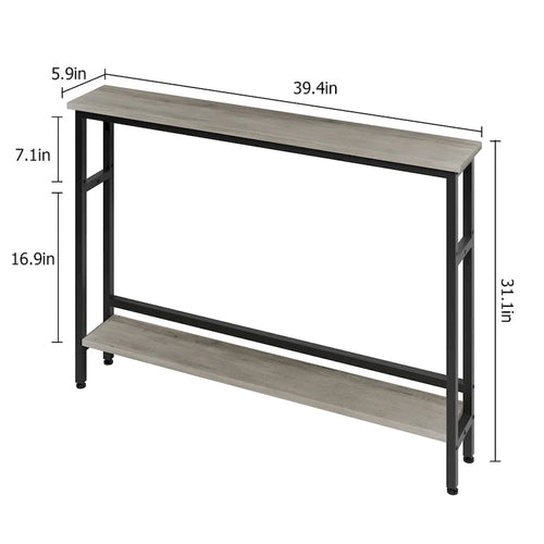 Table étroite pour canapé de 5.9 pour le salon