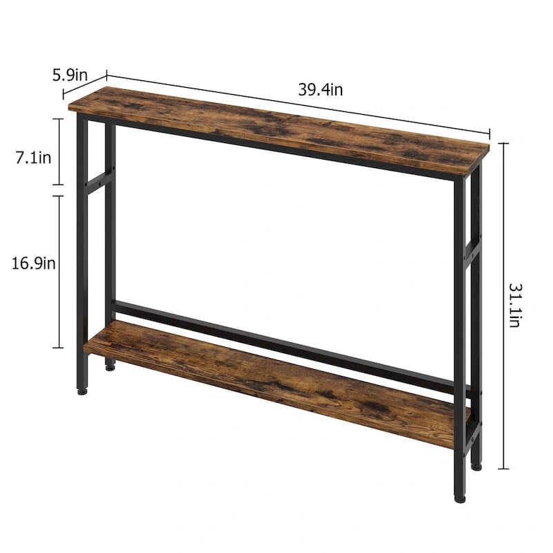 5.9 Narrow Sofa Table for Living Room