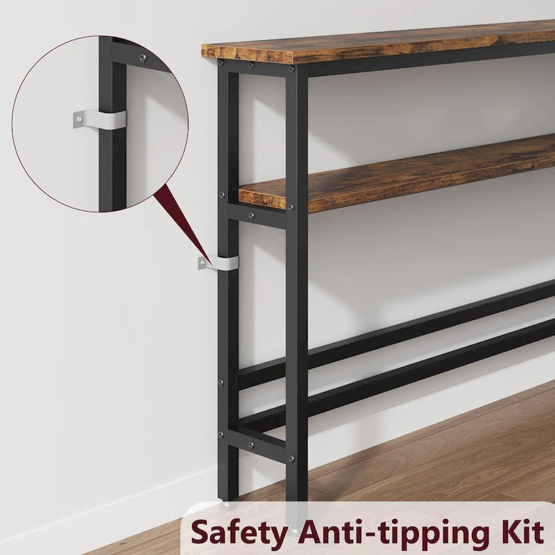 5.9 Narrow Sofa Table for Living Room