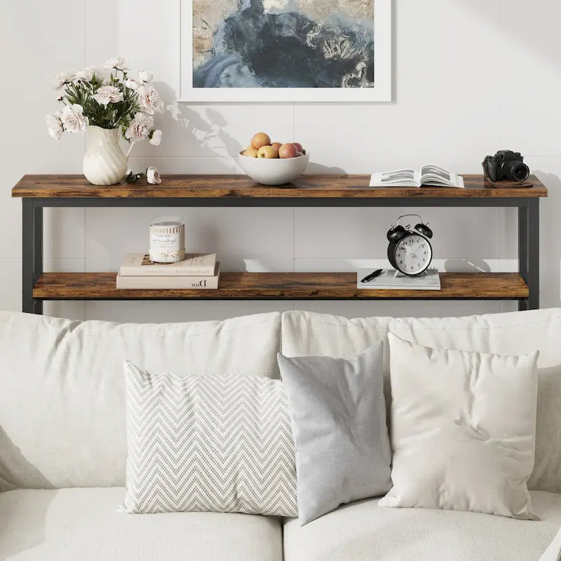 5.9 Narrow Sofa Table for Living Room