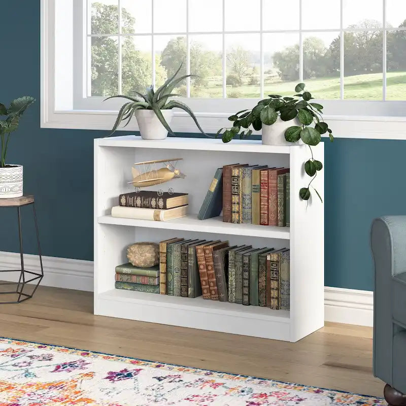 Universal Small 2 Shelf Bookcase Storage by