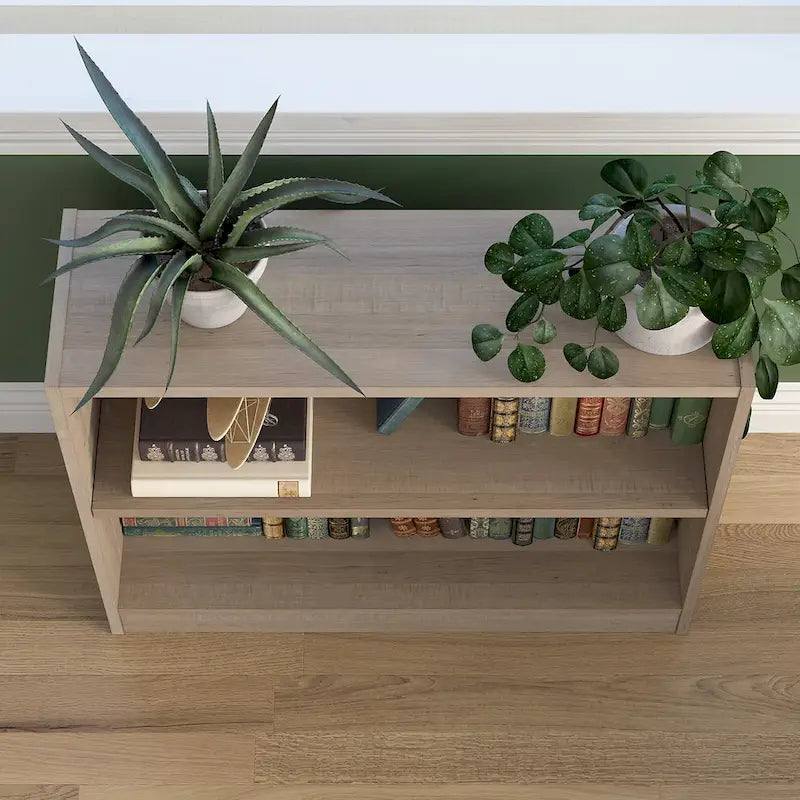 Universal Small 2 Shelf Bookcase Storage by