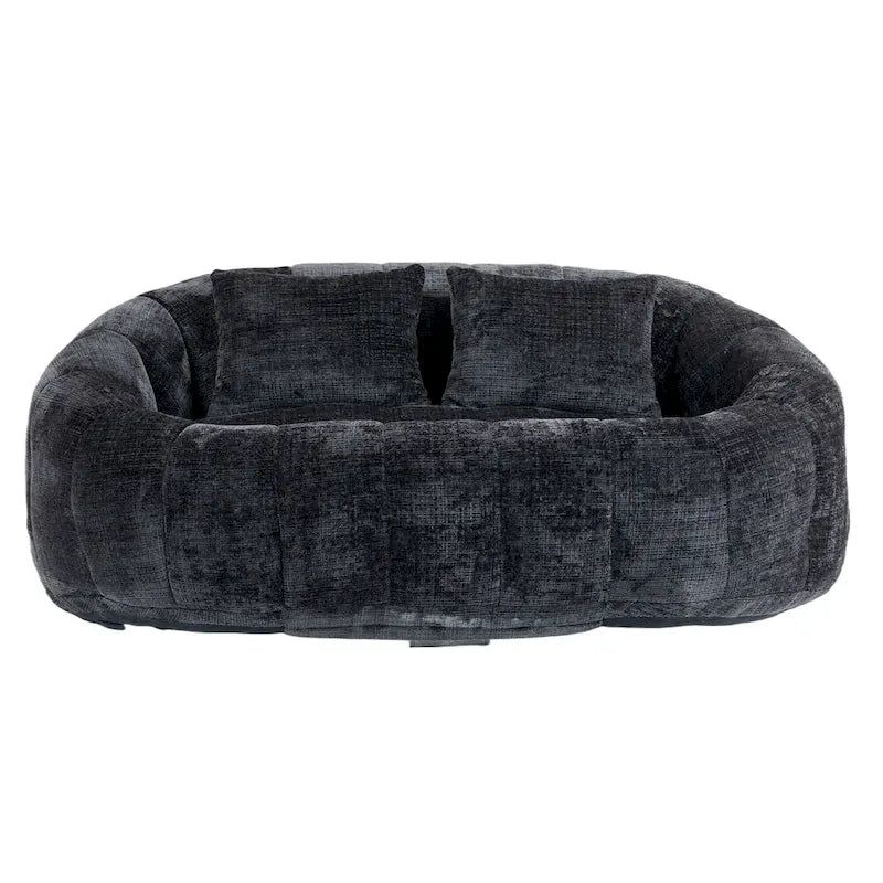 2-Seater Lazy Sofa with High-Density Foam and Oversized Comfort