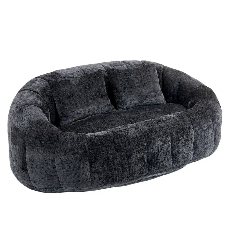 2-Seater Lazy Sofa with High-Density Foam and Oversized Comfort