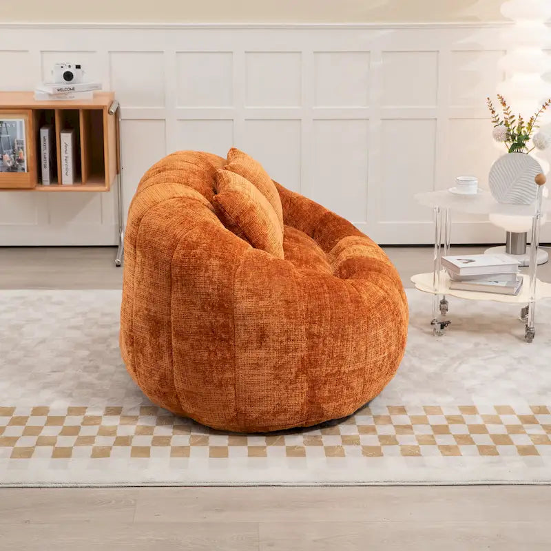 2-Seater Lazy Sofa with High-Density Foam and Oversized Comfort