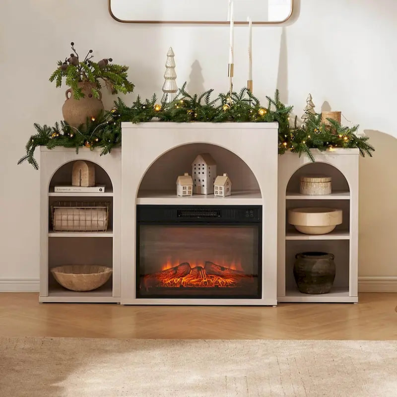 White Arched TV Stand