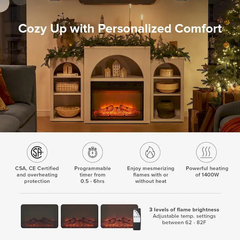White Arched TV Stand