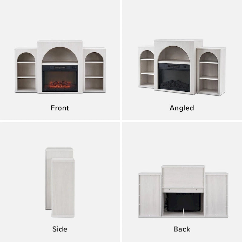 White Arched TV Stand