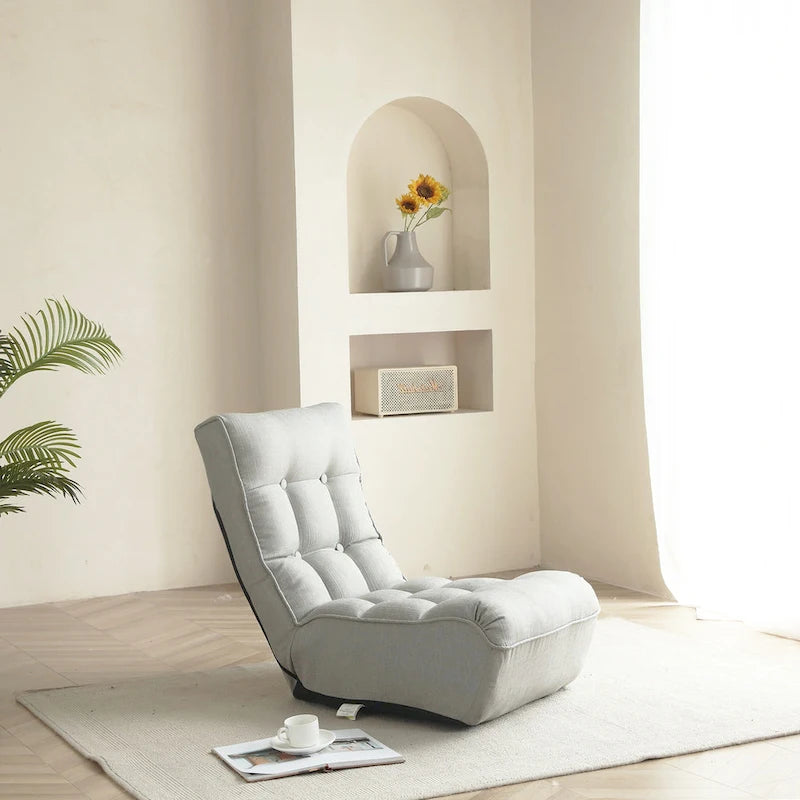 Tatami Balcony Japanese Reclining Chair - 41.30 x 23.60 x 29.00