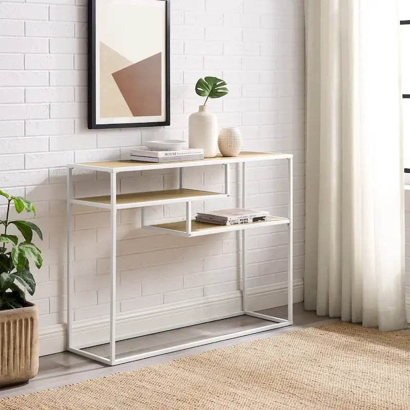 Modern 2-Tier Entry Table