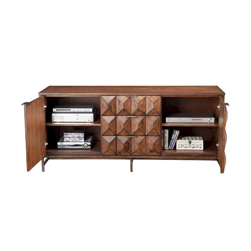 by TV Console for TV's up to 70, Mahogany