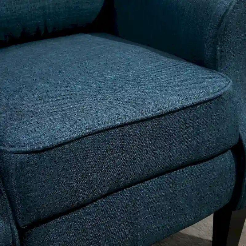 Poltrona massaggiante con schienale alto, riscaldante e vibrante, divano decorativo imbottito reclinabile con schienale reclinabile e telecomando