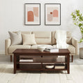 Grooved-Side Coffee Table