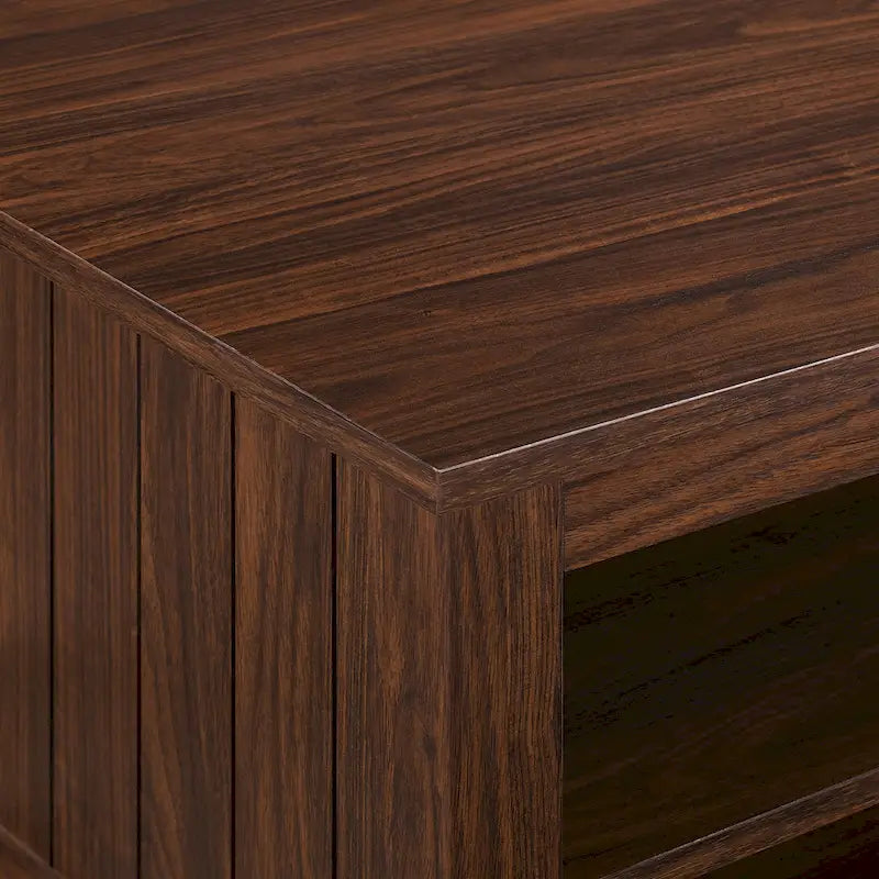Grooved-Side Coffee Table