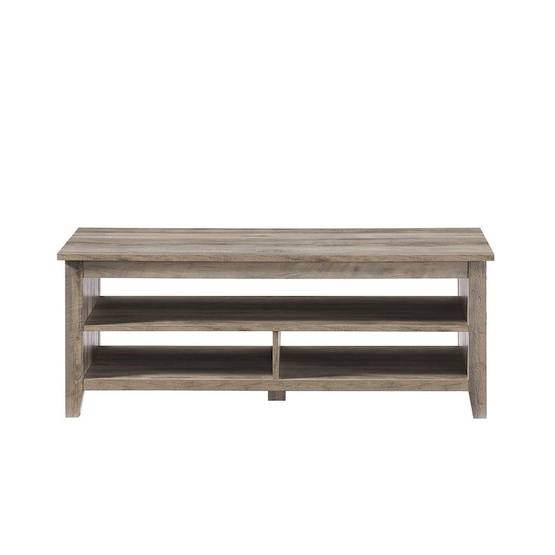Grooved-Side Coffee Table