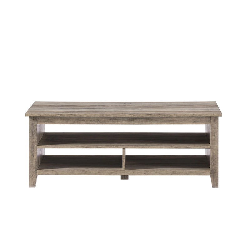 Grooved-Side Coffee Table