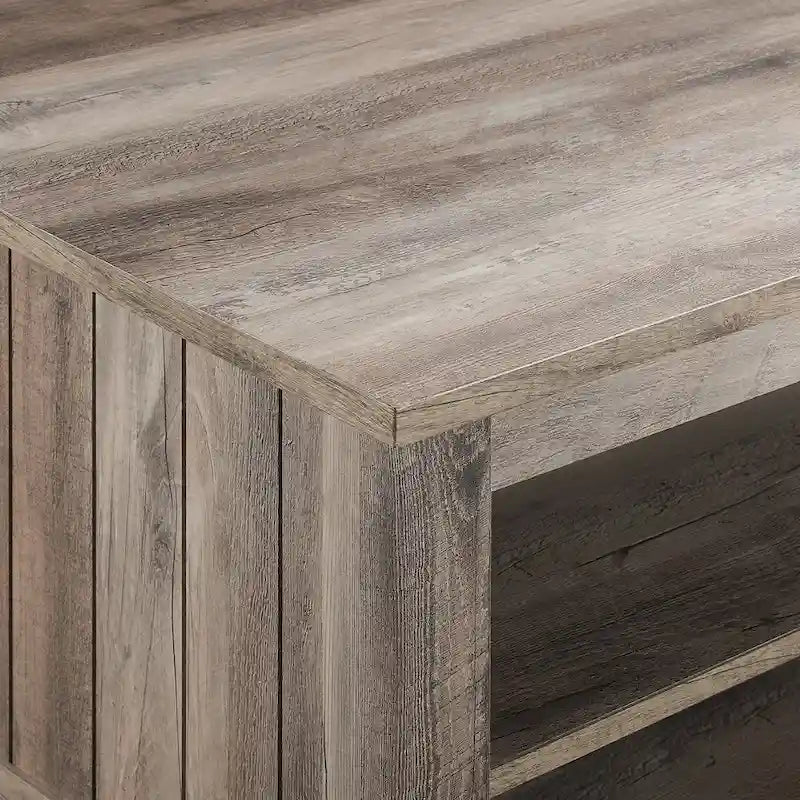 Grooved-Side Coffee Table