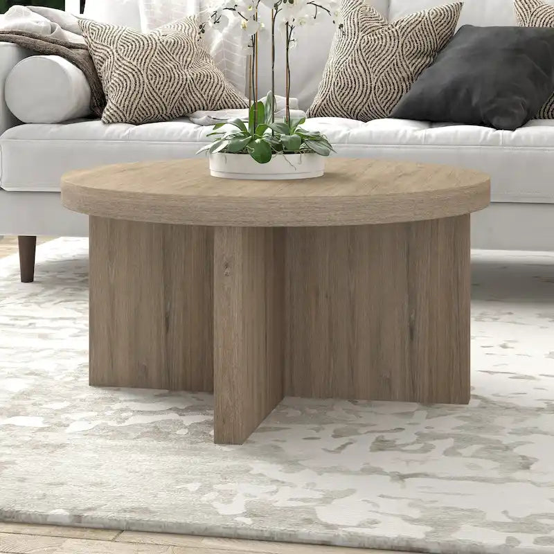 33 Wide Round Coffee Table - 33 Wide