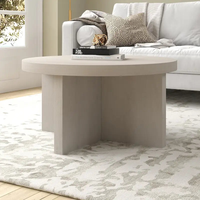 33 Wide Round Coffee Table - 33 Wide