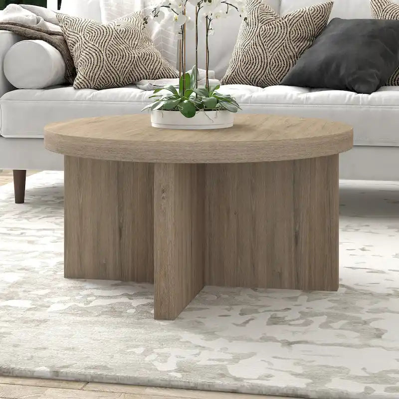 33 Wide Round Coffee Table - 33 Wide