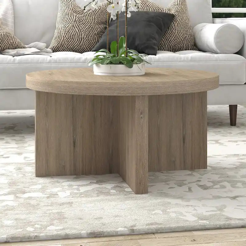 33 Wide Round Coffee Table - 33 Wide