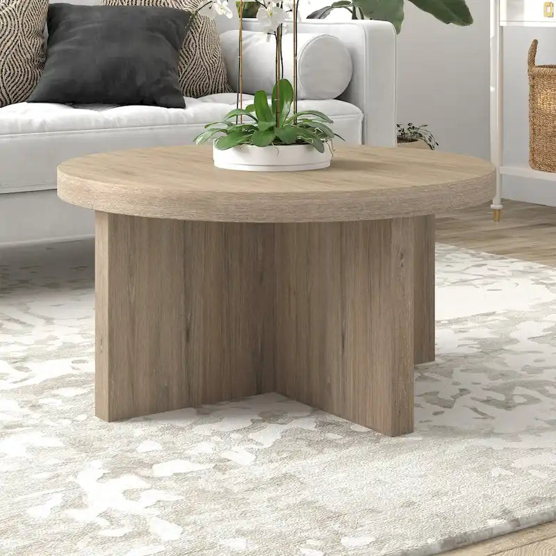 33 Wide Round Coffee Table - 33 Wide