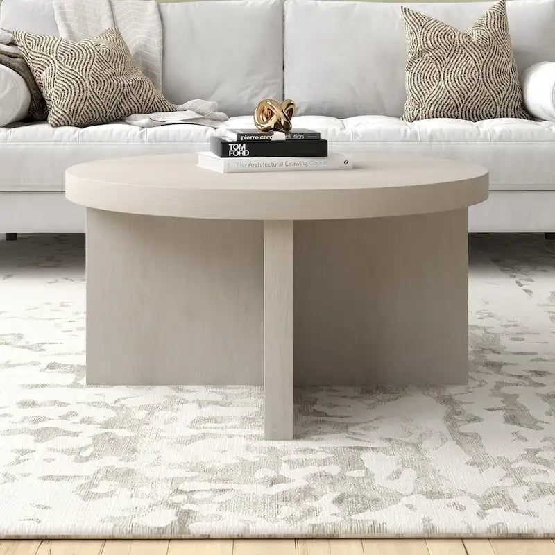 33 Wide Round Coffee Table - 33 Wide