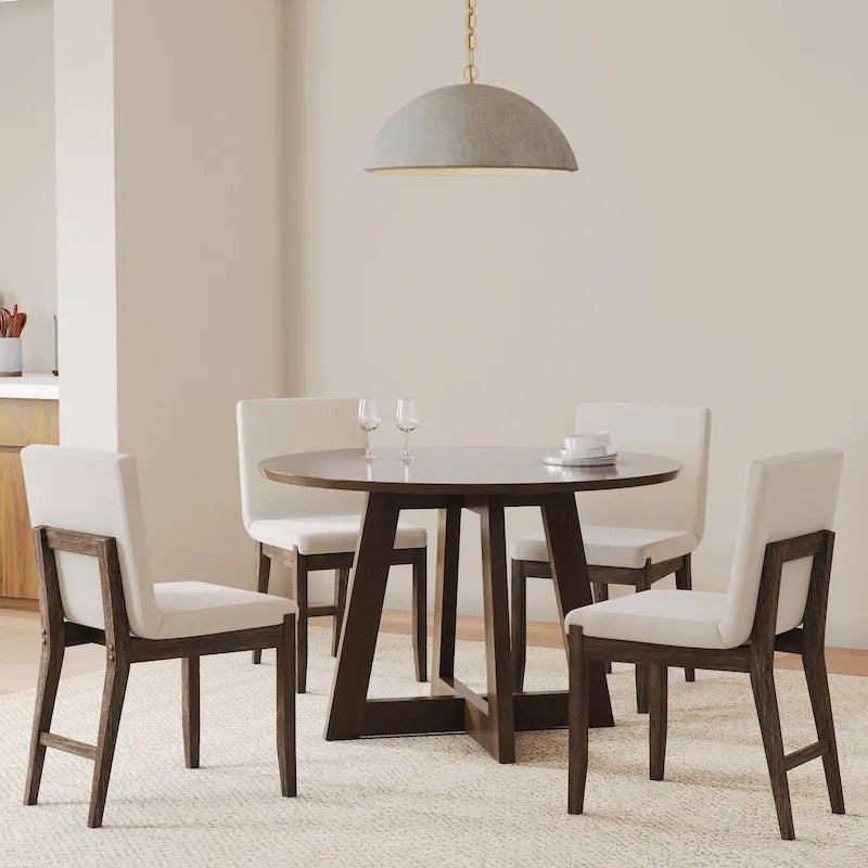 Modern Dining Chair, Upholstered Accent Dining Chair