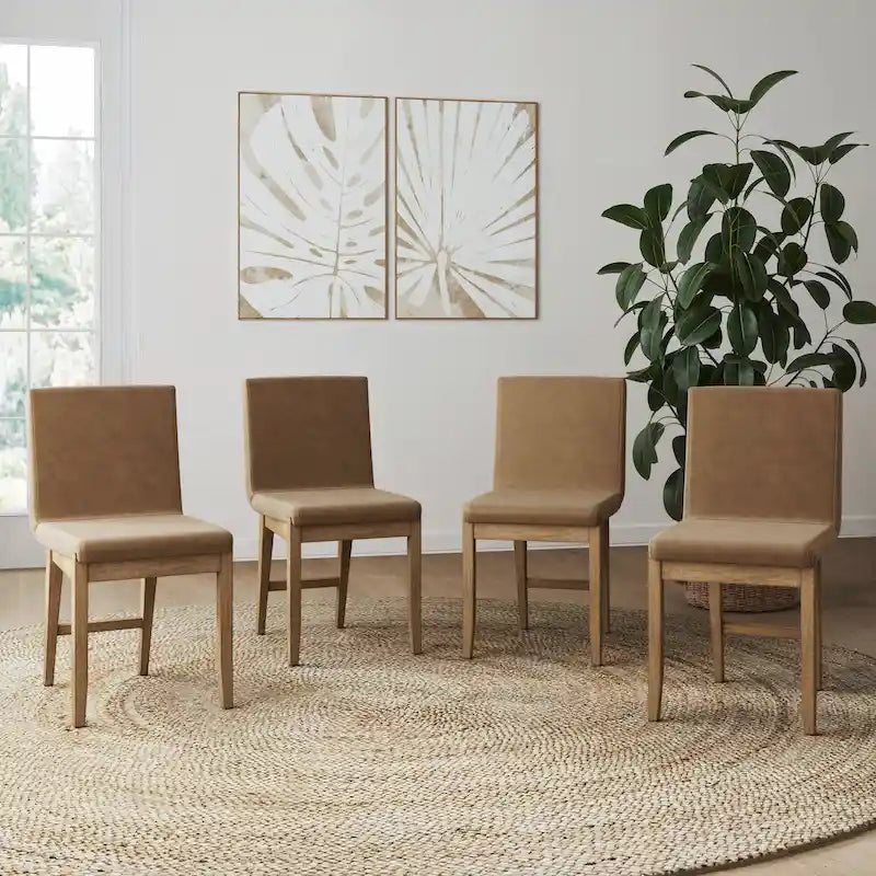 Modern Dining Chair, Upholstered Accent Dining Chair