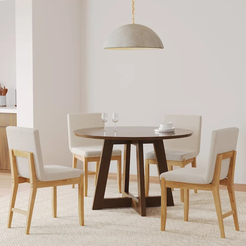 Modern Dining Chair, Upholstered Accent Dining Chair