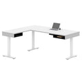 Height Adjustable L-Desk