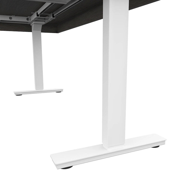 Height Adjustable L-Desk