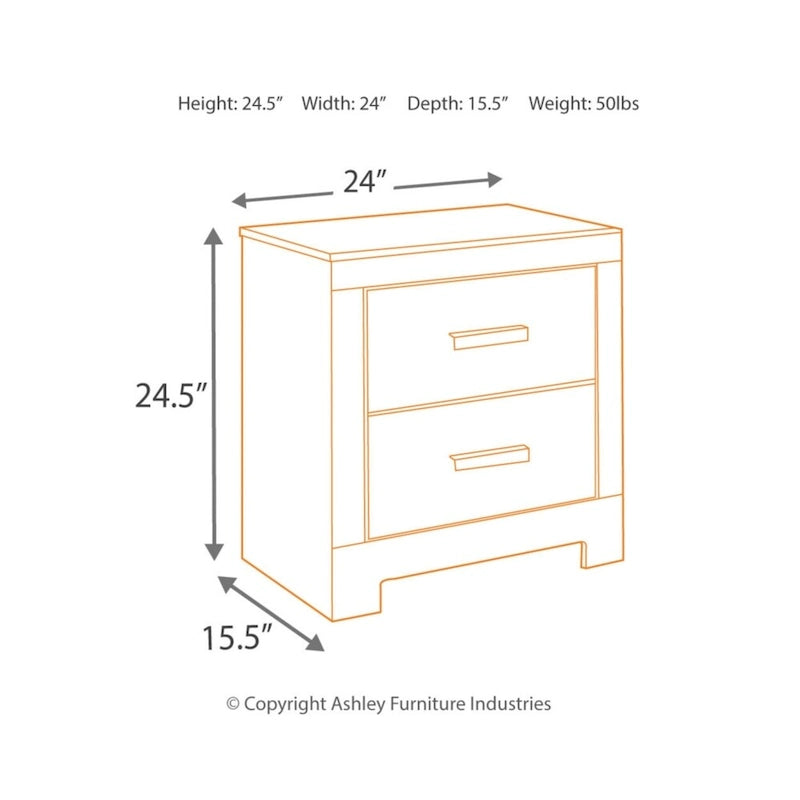 2-drawer Night Stand
