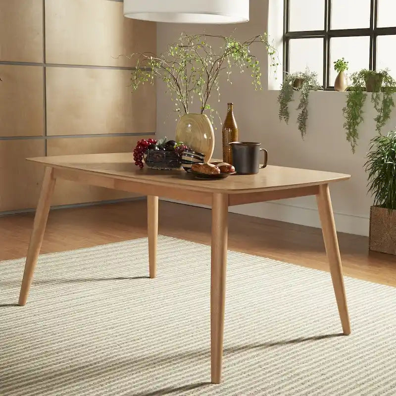 Norwegian Danish Oak Tapered Dining Set
