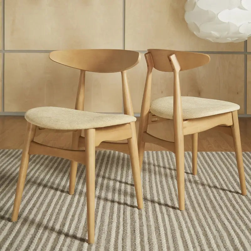 Norwegian Danish Oak Tapered Dining Set