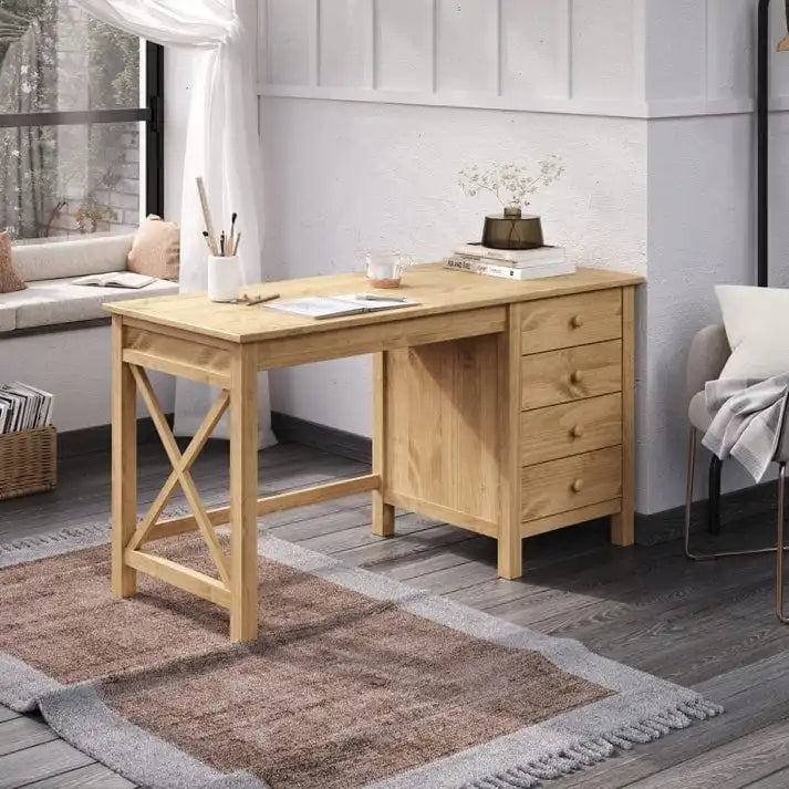 Wood Dressing Table Vanity Makeup Large