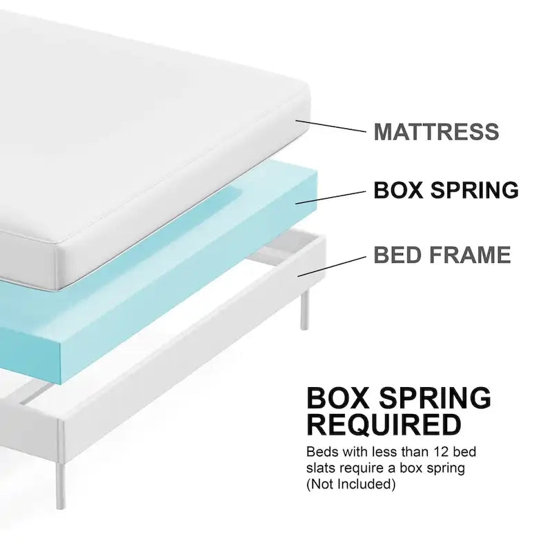Contemporary Washed White Panel Bed with LED Lighting